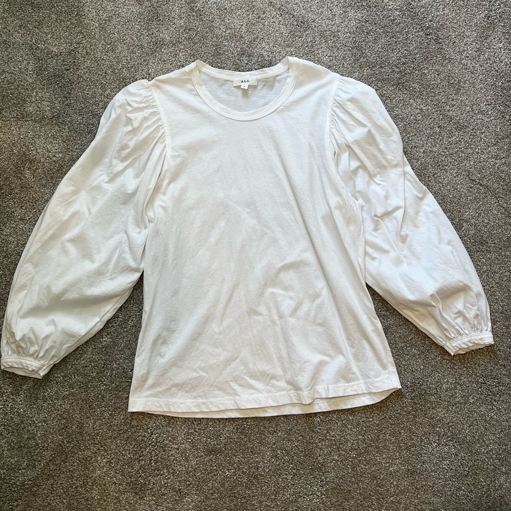 ALC white long sleeve top